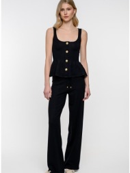 πλεκτό wide leg ...