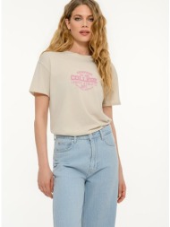 t-shirt με τύπωμα (sand)