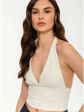 λύκρα halter κροπ τοπ (sugar)