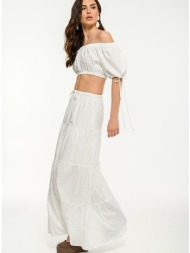 maxi εβαζέ φούστα ...