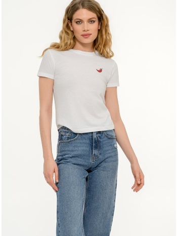 t-shirt με τύπωμα (white)