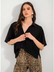 πουκάμισο με κοντά μανίκια (black)