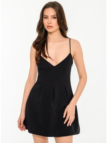 μίνι κλος φόρεμα σε α γραμμή (black)