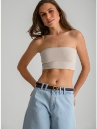 strapless ριπ μπούστο (sand)