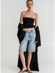 strapless λύκρα τοπ (black)