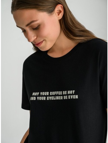 t-shirt με τύπωμα (black)
