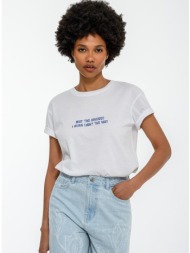 t-shirt με τύπωμα (white)