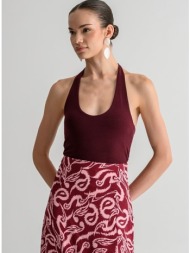 τοπ με halter λαιμόκοψη (berry)
