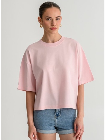 basic κοντομάνικο t-shirt (pink) σε προσφορά