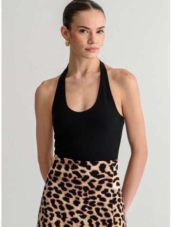 τοπ με halter λαιμόκοψη (black)