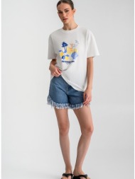 t-shirt με τύπωμα (white)