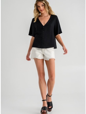 πουκάμισο με κοντά μανίκια (black)