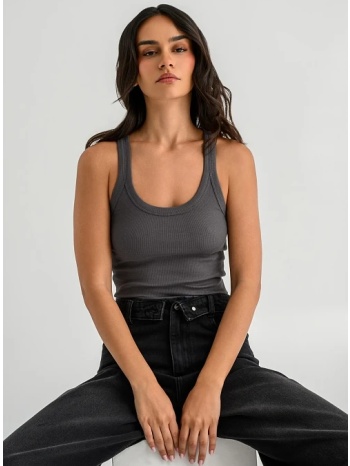 basic αμάνικο ριπ τοπ (anthracite)