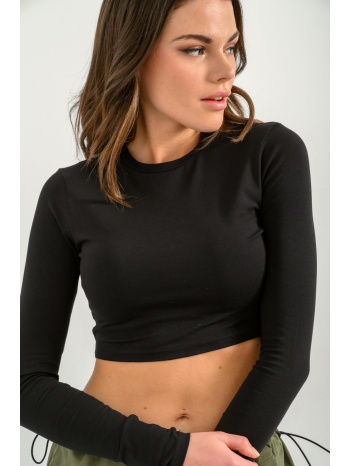 κροπ τοπ (black) σε προσφορά