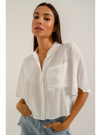 πουκάμισο με τσέπη (white) σε προσφορά