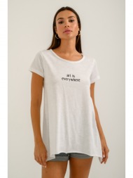 t-shirt με τύπωμα (white)