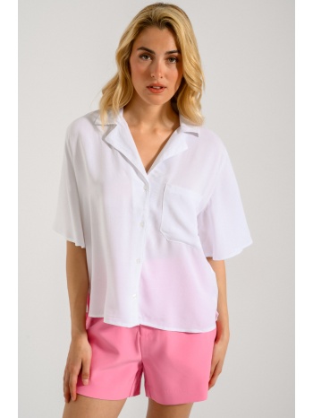 πουκάμισο με τσέπη (white) σε προσφορά