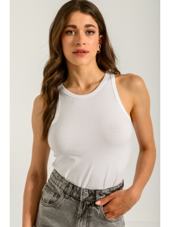 τοπ με halter λαιμόκοψη (white)