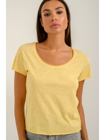 t-shirt με στρογγυλή λαιμόκοψη (l.yellow) σε προσφορά