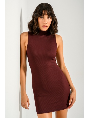 μίνι ριπ φόρεμα (plum) σε προσφορά
