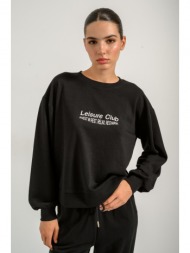 φούτερ με τύπωμα (black)