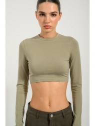 κροπ τοπ (khaki)