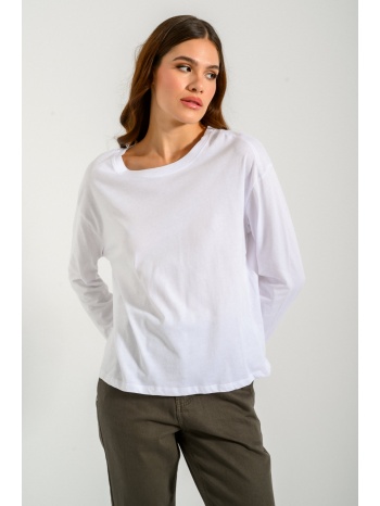 μπλούζα με στρογγυλή λαιμόκοψη (white) σε προσφορά