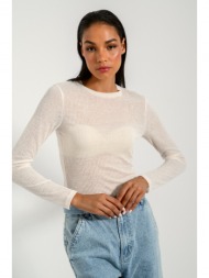 ριπ τοπ με ημιδιαφάνεια ...