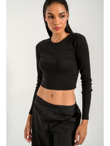 ριπ κροπ τοπ (black) σε προσφορά