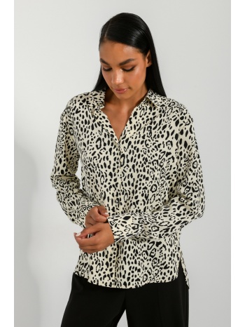 πουκάμισο με leopard print (multi)