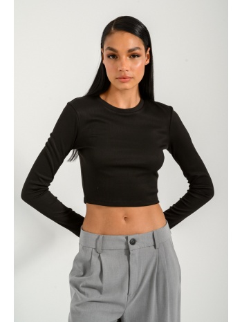 ριπ κροπ τοπ (black) σε προσφορά