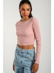 ριπ κροπ τοπ (dusty pink)