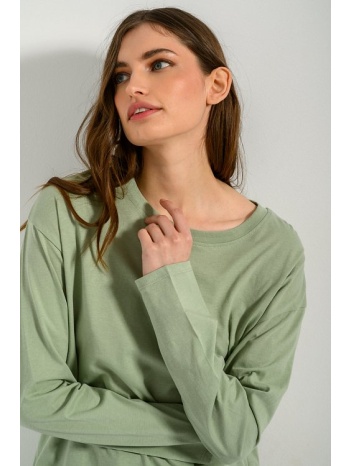 μπλούζα με στρογγυλή λαιμόκοψη (mint) σε προσφορά