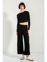 ριπ κιλότ παντελόνι (black)