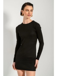 μίνι ριπ φόρεμα (black)