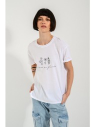 t-shirt με τύπωμα (white)