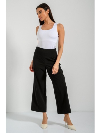 παντελόνι κιλότ με πιέτες (black) σε προσφορά