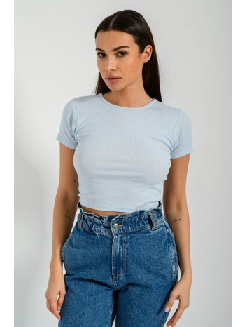 ριπ κροπ τοπ (baby blue)
