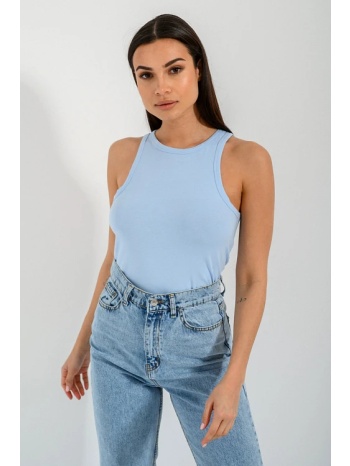 τοπ με halter λαιμόκοψη (light blue)