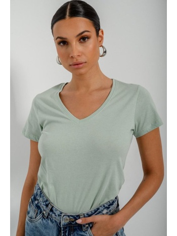 basic t-shirt με v ντεκολτέ (light khaki) σε προσφορά