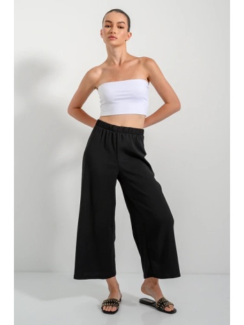 γκοφρέ παντελόνα κιλότ (black) σε προσφορά