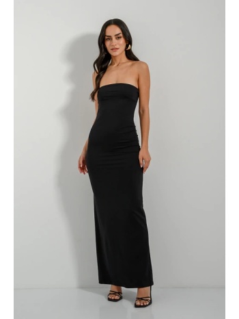 maxi λύκρα strapless φόρεμα (black) σε προσφορά