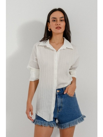 ριγέ πουκάμισο με γιακά (white) σε προσφορά