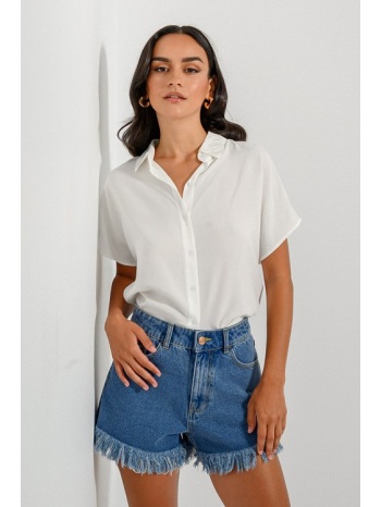 πουκάμισο με γιακά (white) σε προσφορά
