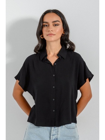 πουκάμισο με γιακά (black) σε προσφορά