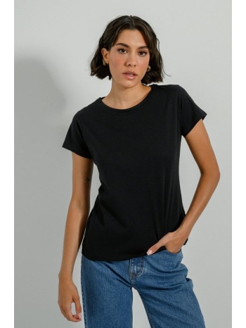 basic t-shirt με στρογγυλή λαιμόκοψη (black) σε προσφορά