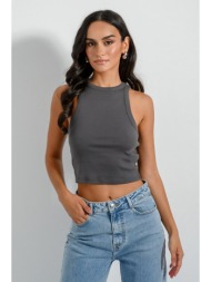 ριπ τοπ με halter λαιμόκοψη (anthracite)