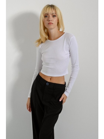 βαμβακερό basic ριπ τοπ (white)