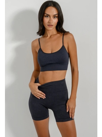 ριπ κροπ τοπ χωρίς ραφές (anthracite)