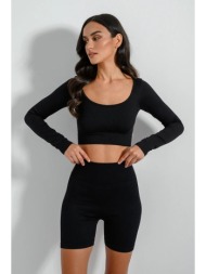 ριπ biker σορτς χωρίς ραφές (black)